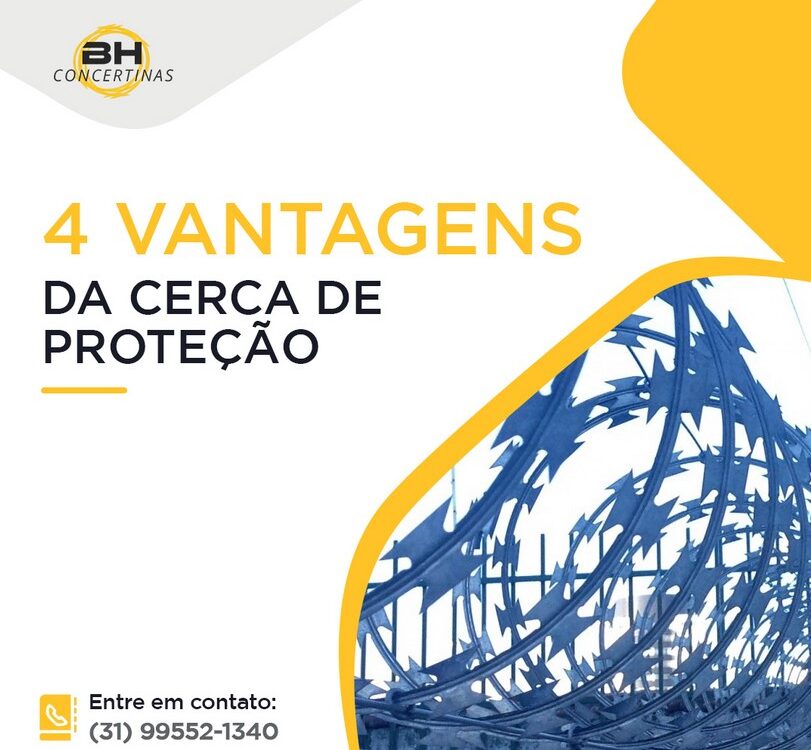 4 vantagens da cerca de proteção - BH Concertina