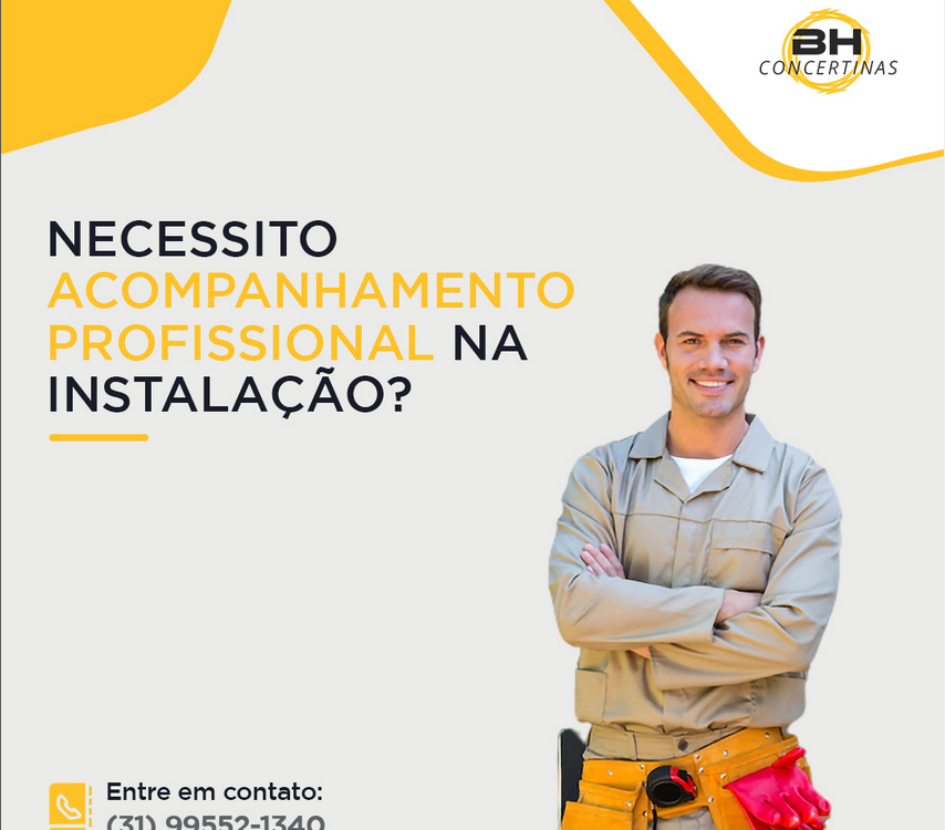 Necessito Acompanhamento Profissional na Instalação ? BH Concertinas