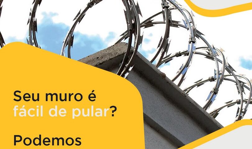 Seu muro é facil de pular? Podemos melhorar a sua segurança.