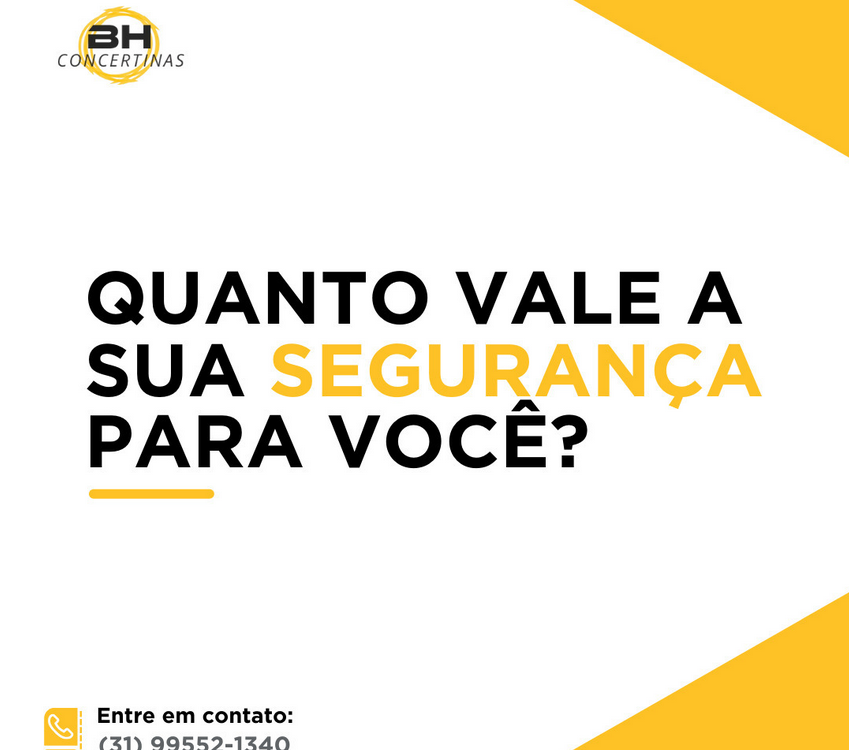 Quanto vale a sua segurança para você