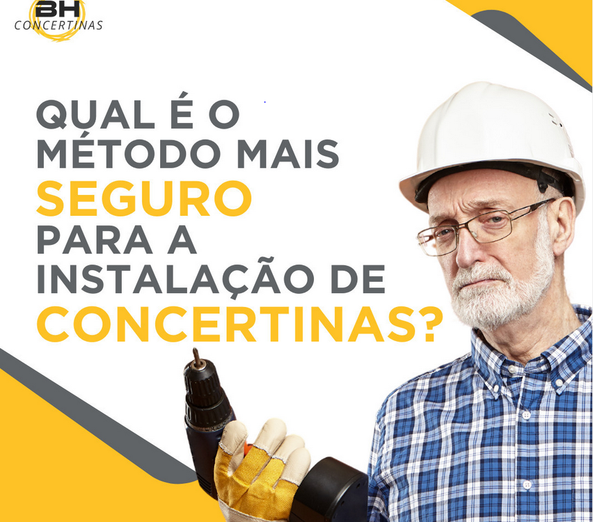 Qual é o metodo mais seguro para a instalaçao de Concertinas