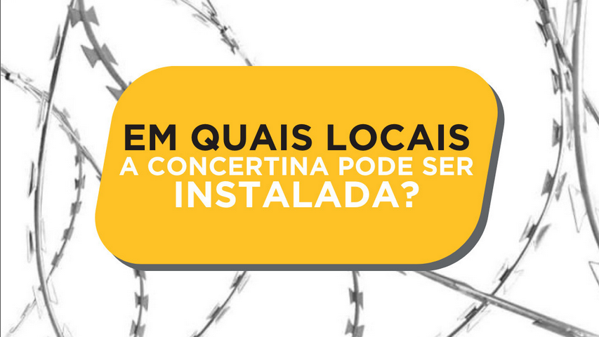 Em quais Locais A Concertina Pode Ser Instalada